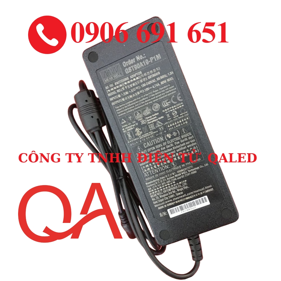 nguon-meanwell-gst90a19-p1m