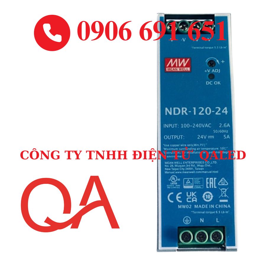 Nguồn Meanwell NDR-120-24