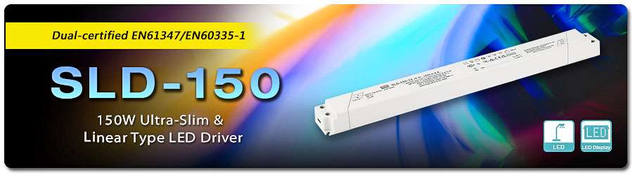 Giới Thiệu Dòng LED driver SLD-150: Driver LED Siêu Mỏng 150W