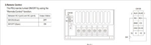 Meanwell MSP-600 - Điều khiển từ xa